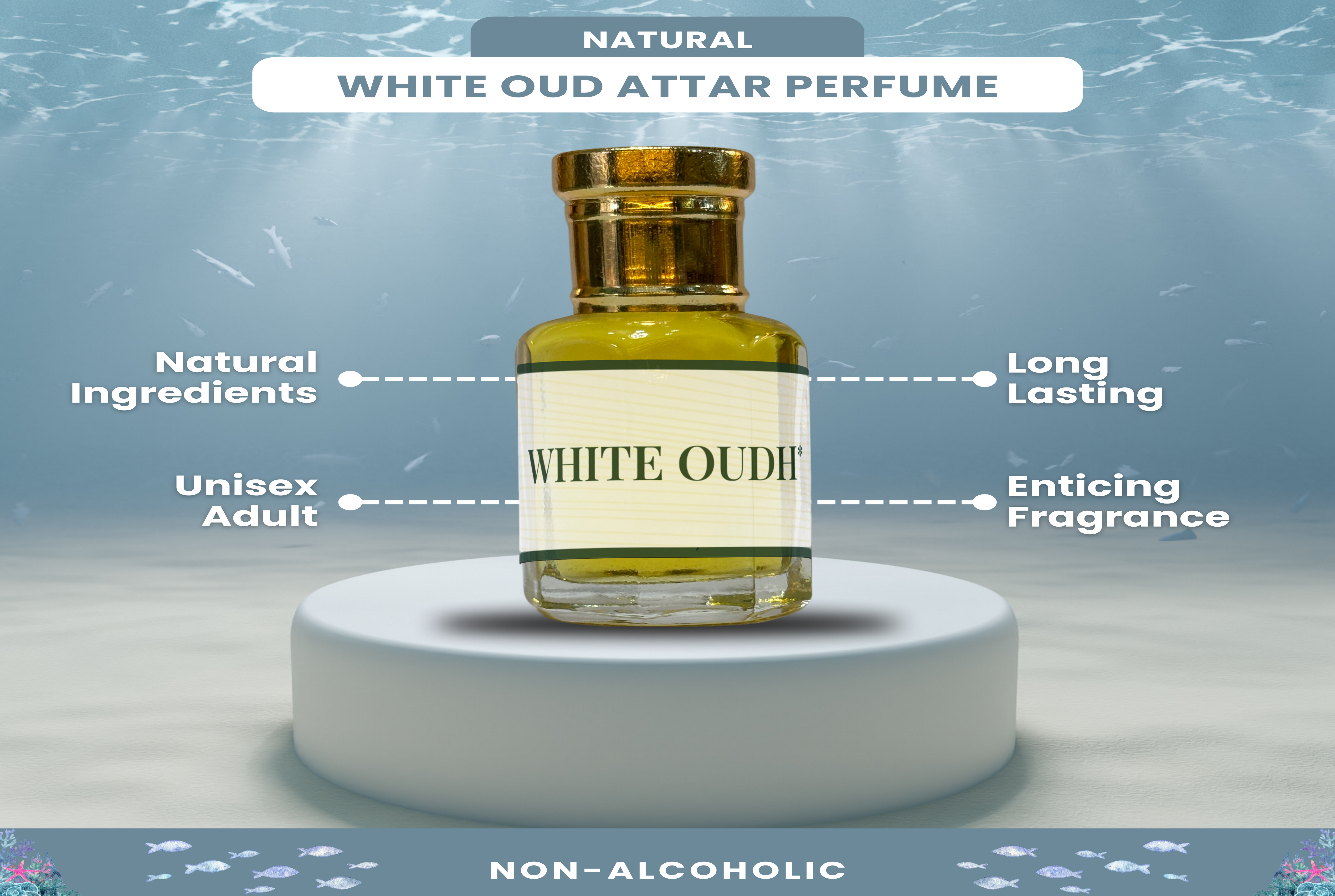 WHITE OUD ATTAR BY FIZA PERFUMES